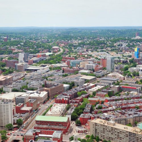 Aerial view of Tennessee State.